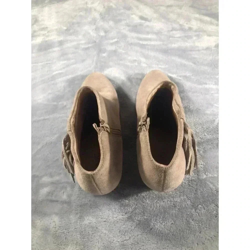 Vionic Women's Faros Boot Size 9 Block Heel Greig… - image 3